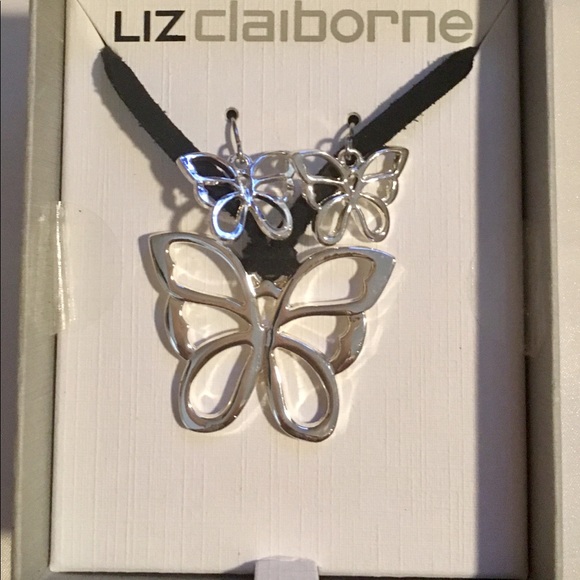 New-Liz Claiborne Butterfly Set - Picture 2 of 2